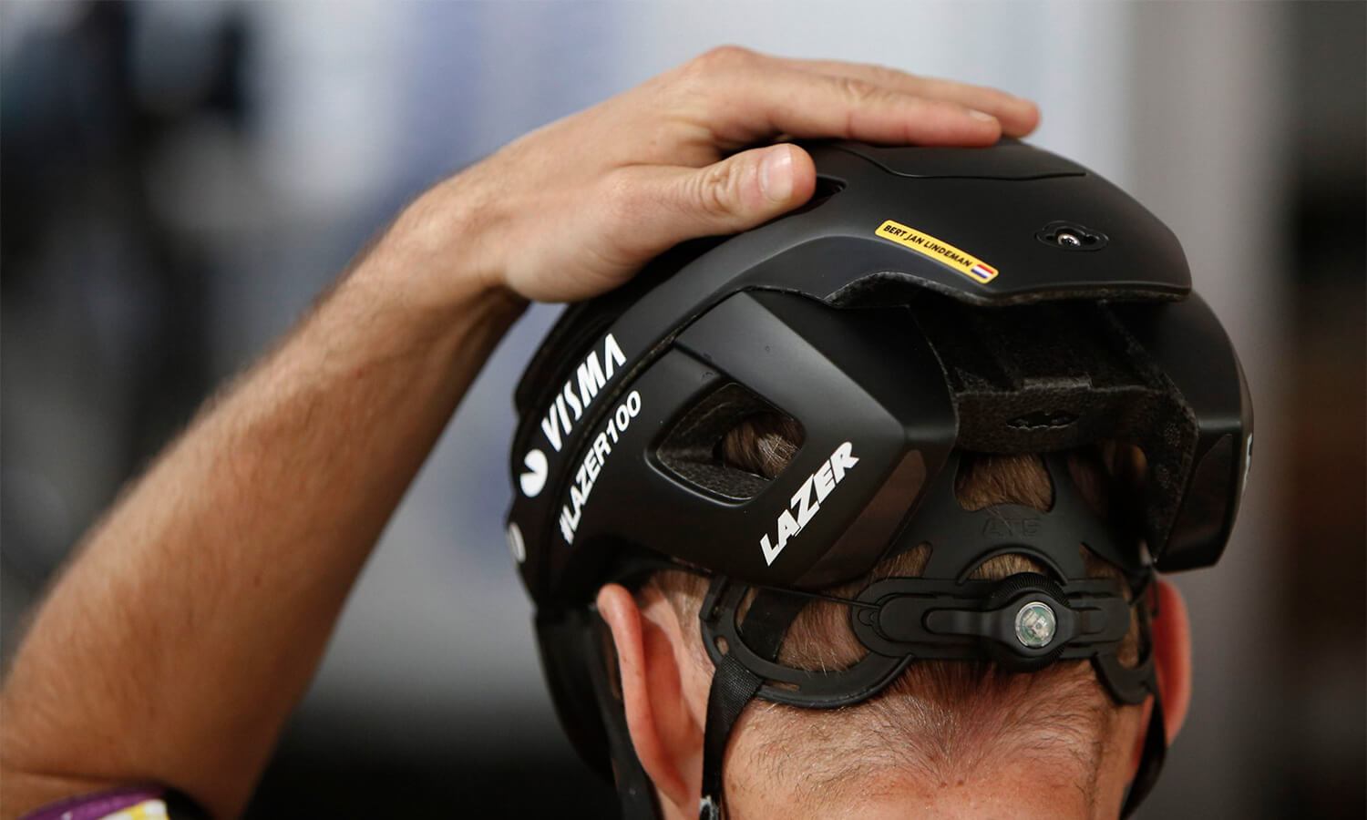 lazer bullet helmet accessories 2.0 Matte Black / S a simple slide of the Airslide system shuts the vents leaving you with a fully closed cap Peter Stetina's Custom Painted Lazer